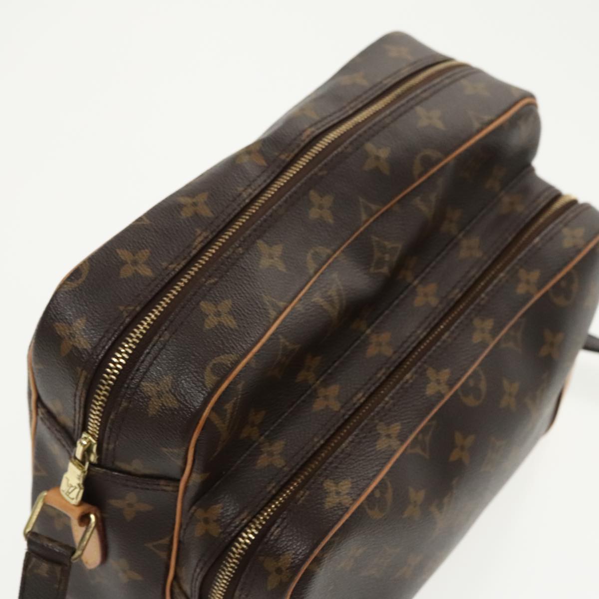 Louis Vuitton Nile Brown Canvas Shoulder Bag