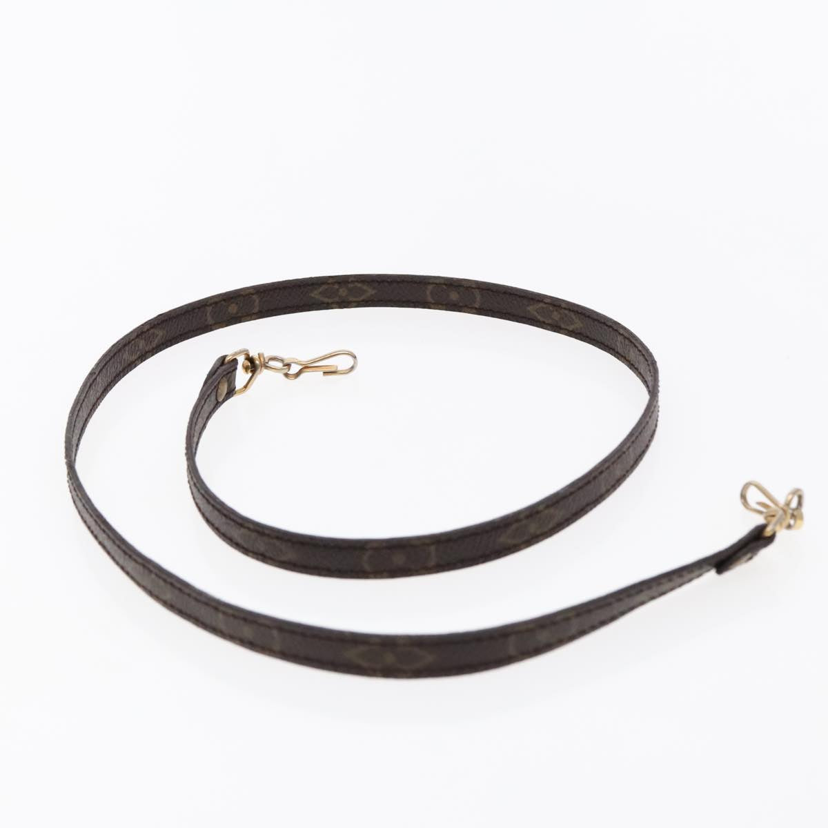 Louis Vuitton Shoulder Strap Brown Canvas Bag Jewelry