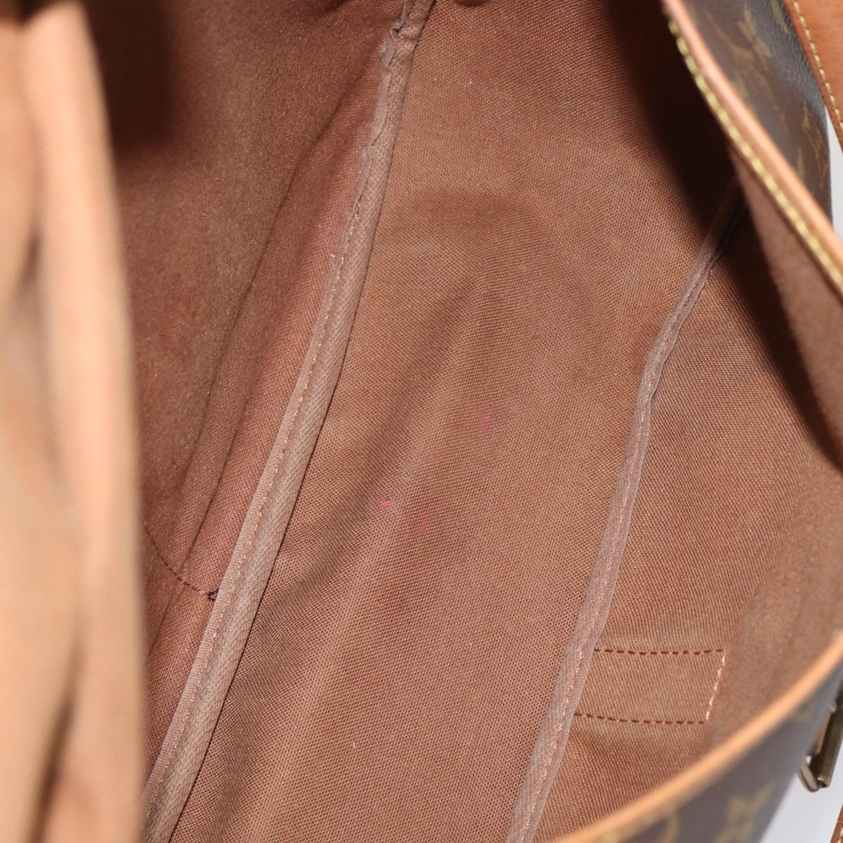 Louis Vuitton Saumur 35 Brown Canvas Shoulder Bag