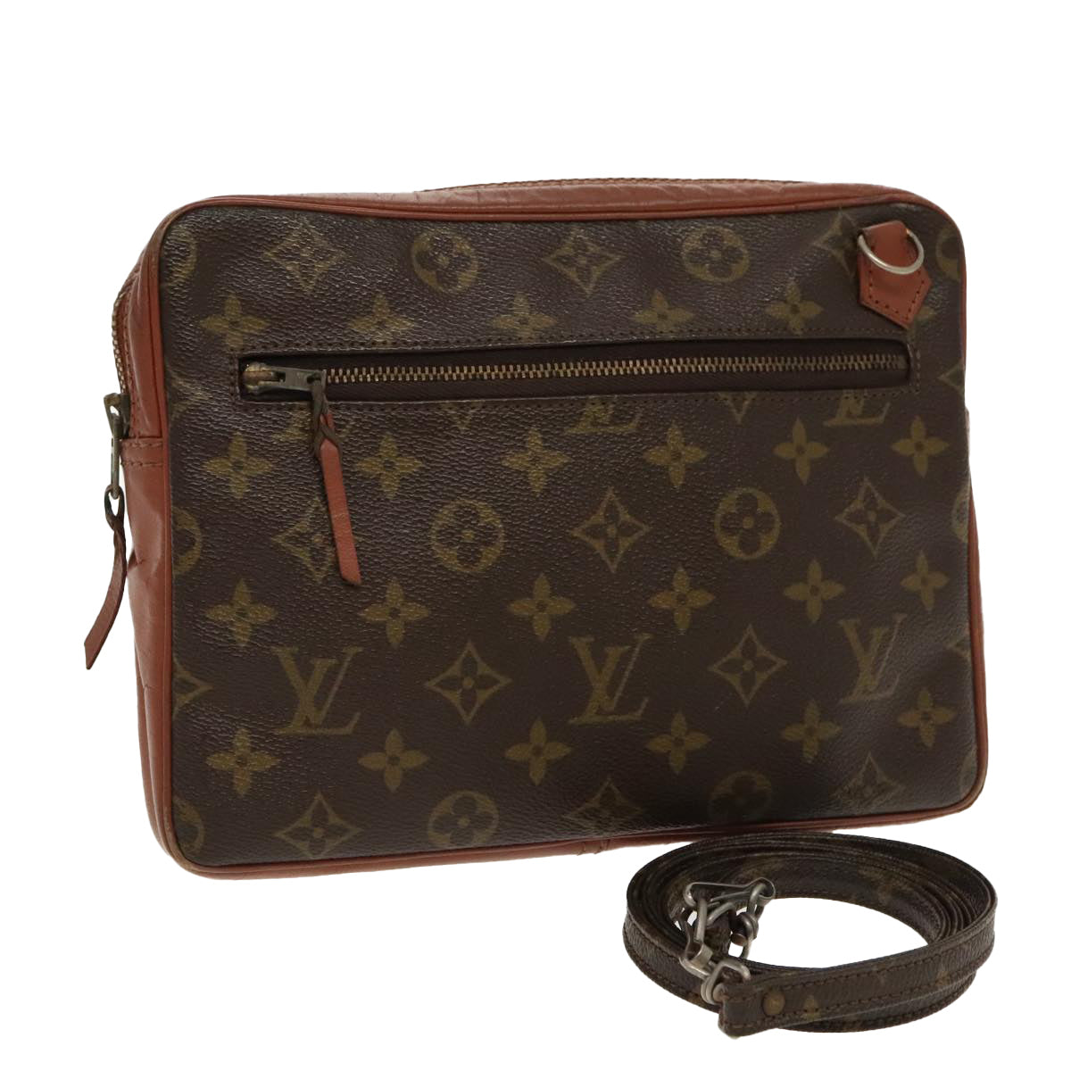 Louis Vuitton Shoulder Bag Brown Canvas Shoulder Bag