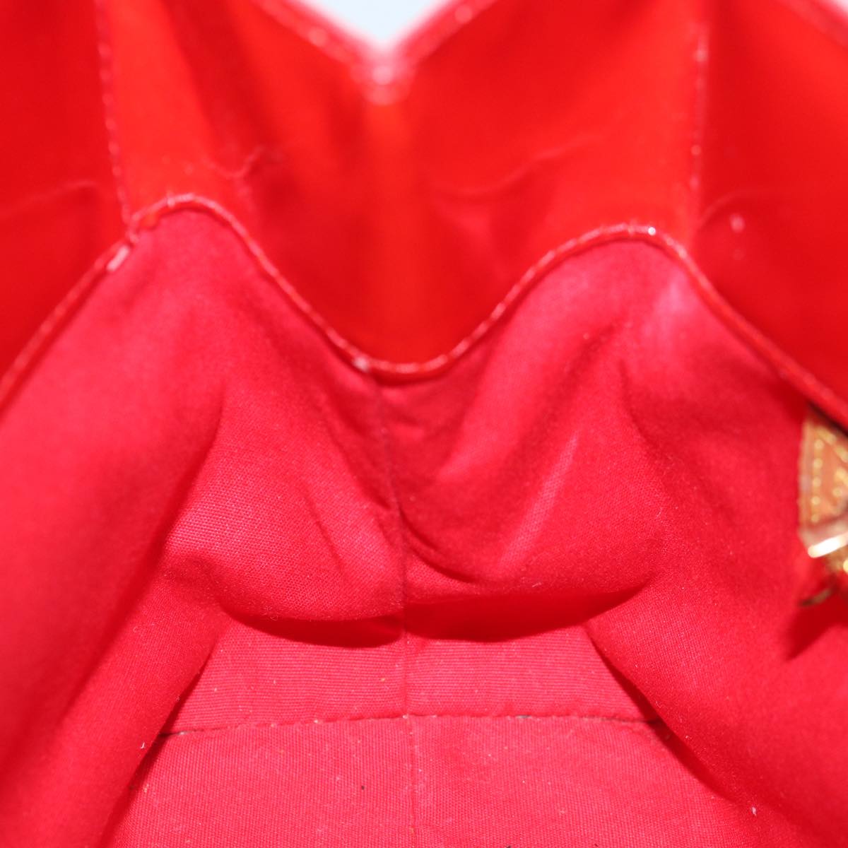 Louis Vuitton Reade Red Patent Leather Handbag