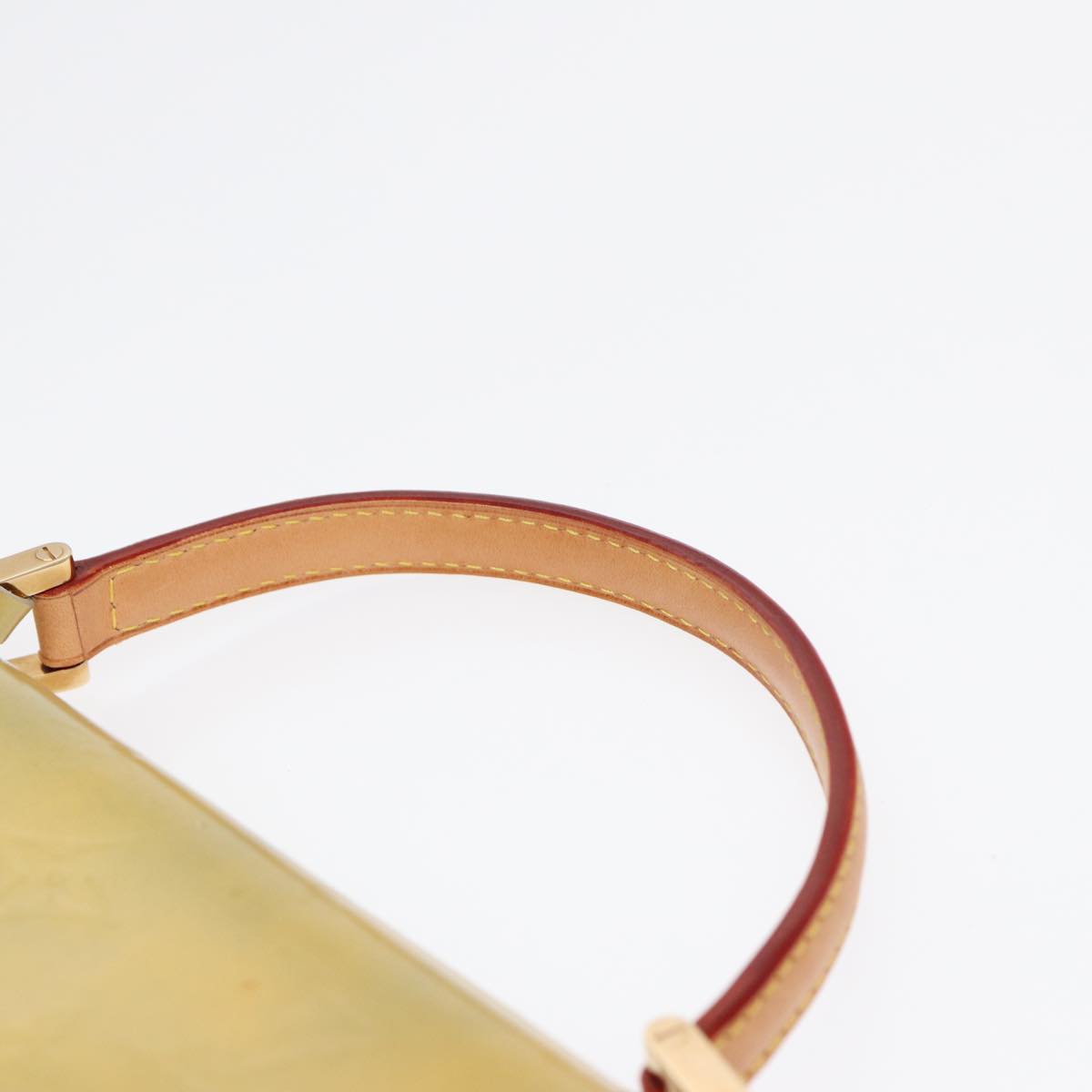 Louis Vuitton Spring Street Yellow Patent Leather Handbag
