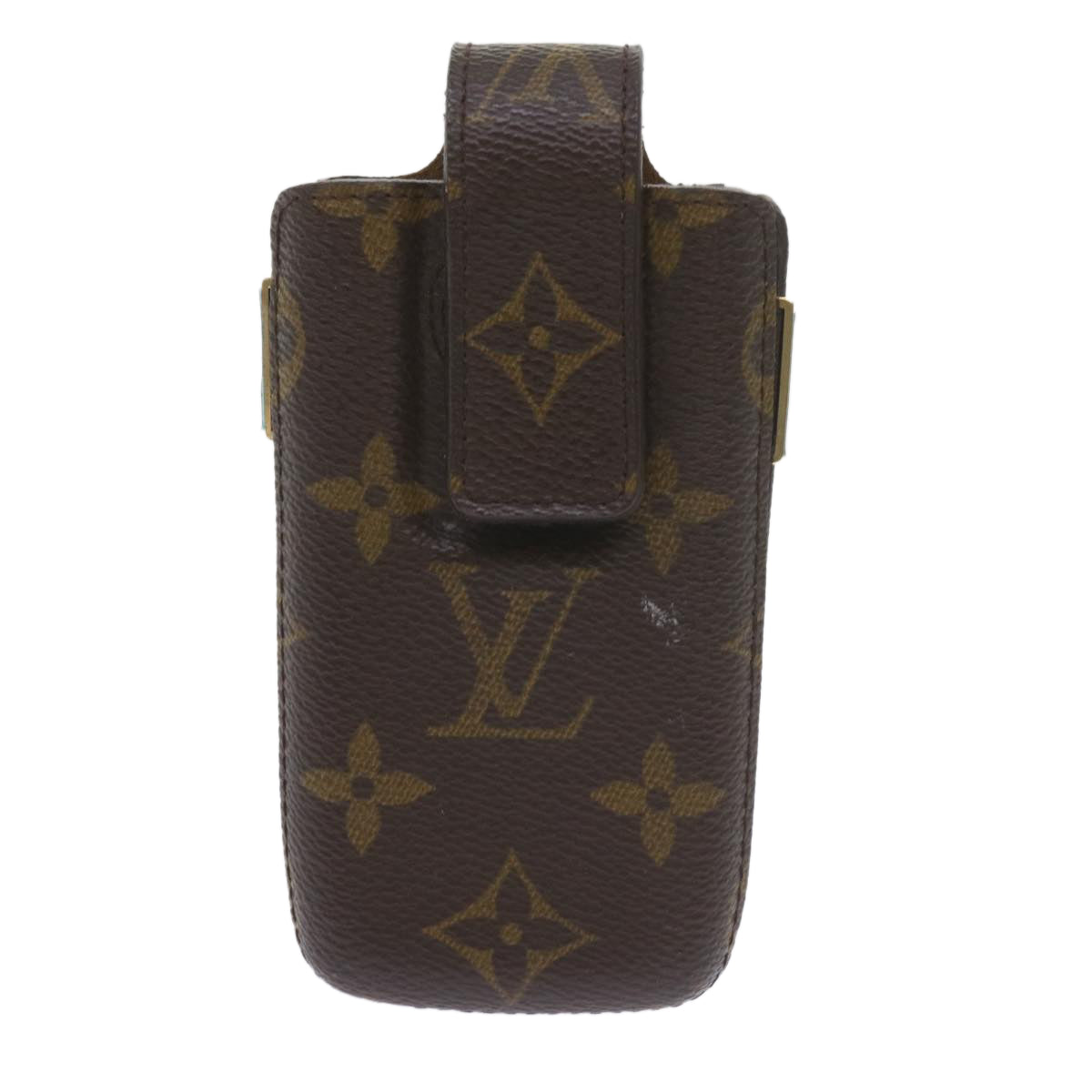 Louis Vuitton Etui Téléphone Brown Canvas Phone Jewelry