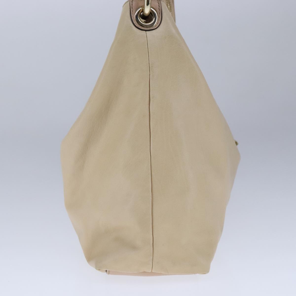 Gucci Hobo Beige Leather Shoulder Bag