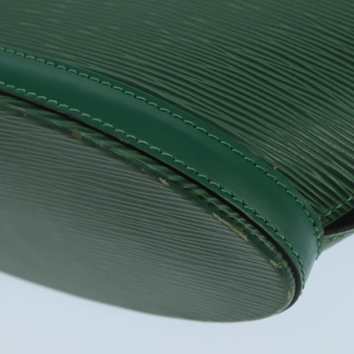 Louis Vuitton Saint Jacques Green Leather Shoulder Bag