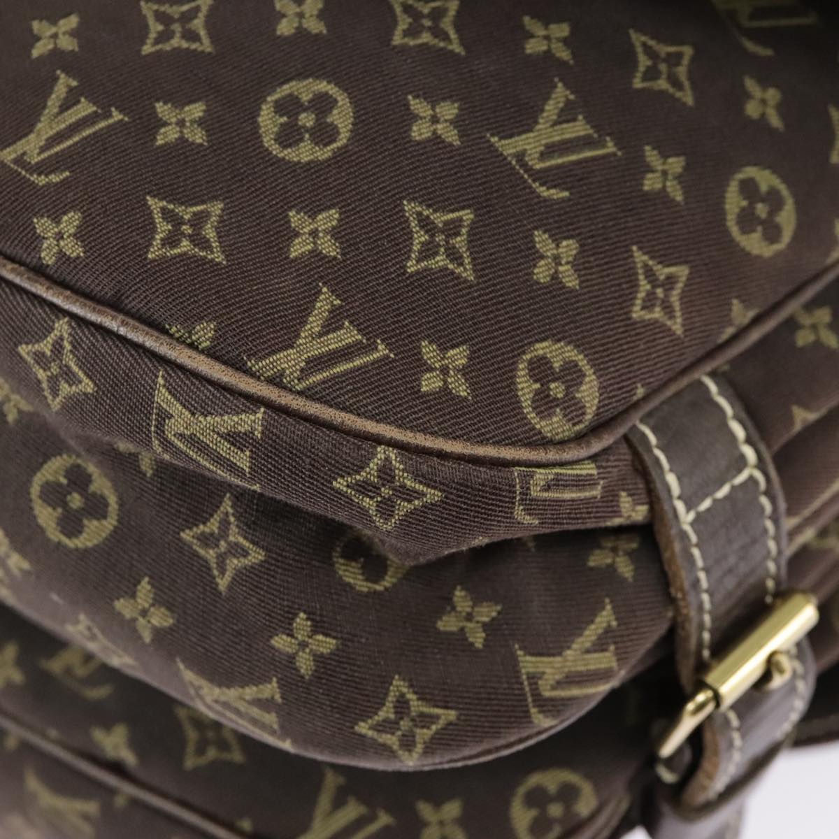 Louis Vuitton Saumur 30 Brown Canvas Shoulder Bag
