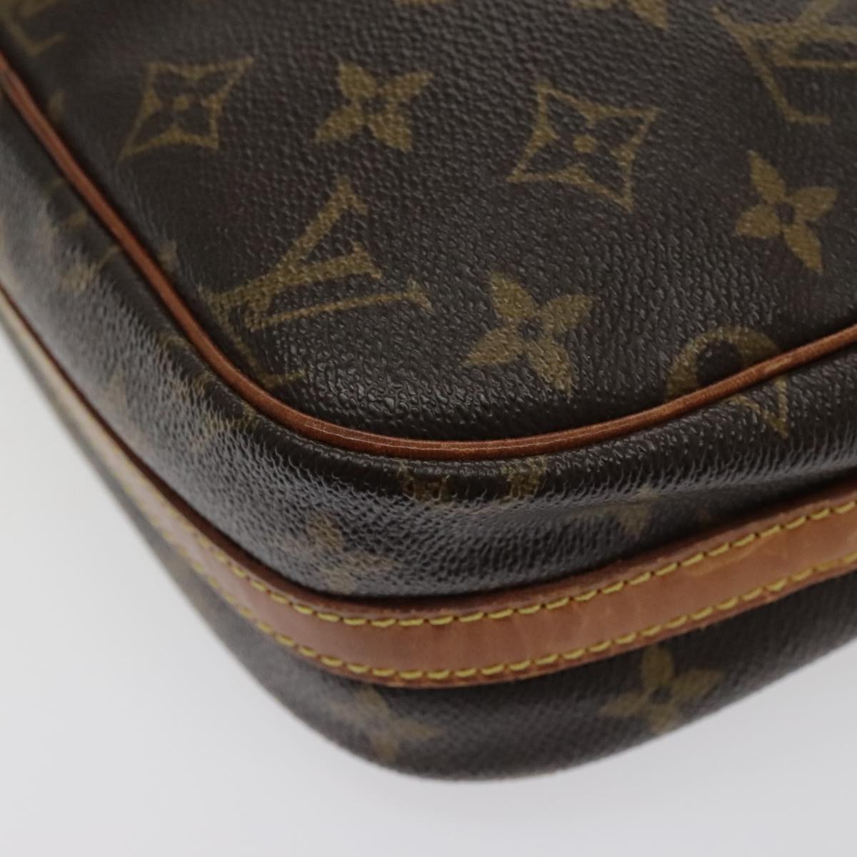 Louis Vuitton Senlis Brown Canvas Shoulder Bag