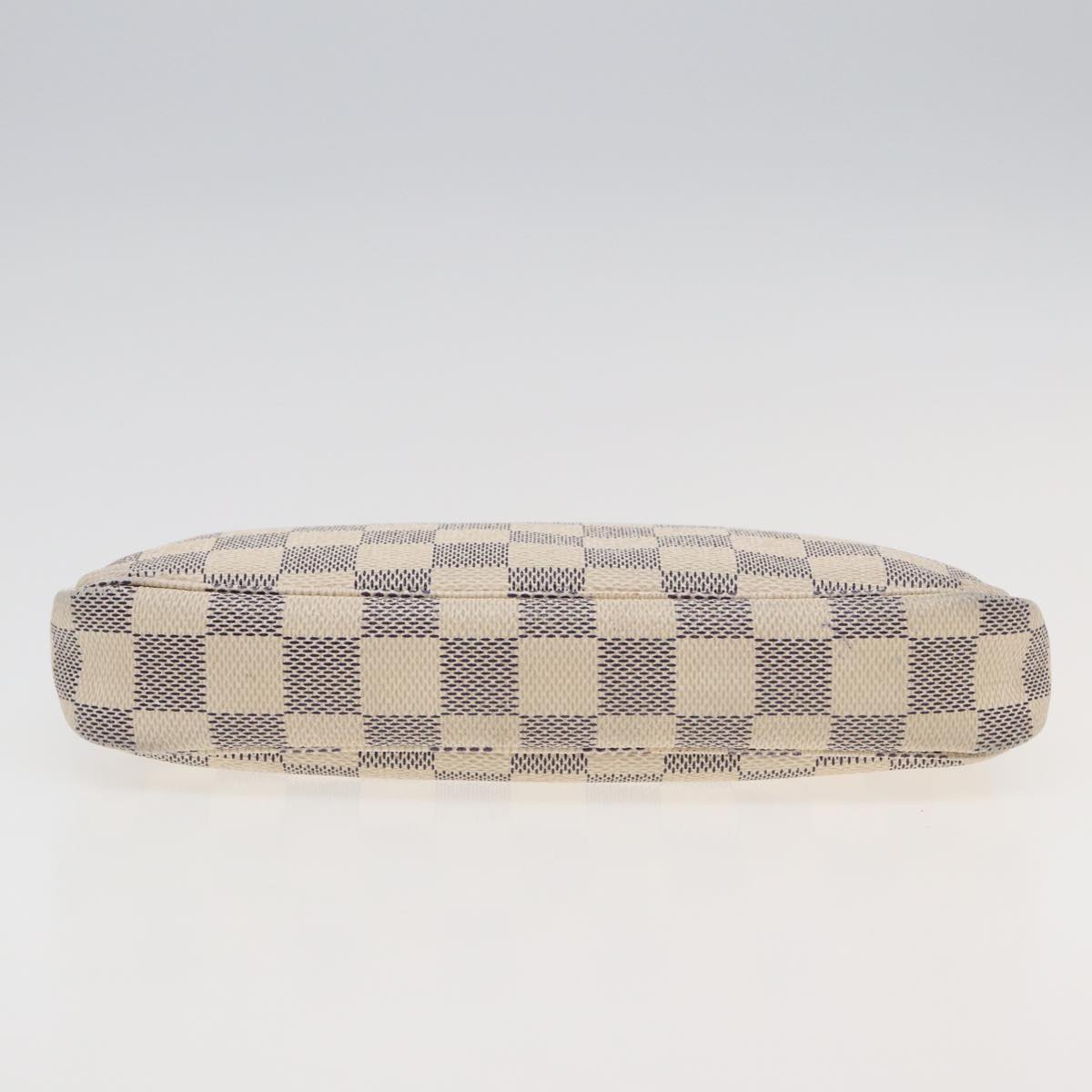 Louis Vuitton Pochette Accessoires White Canvas Clutch Bag