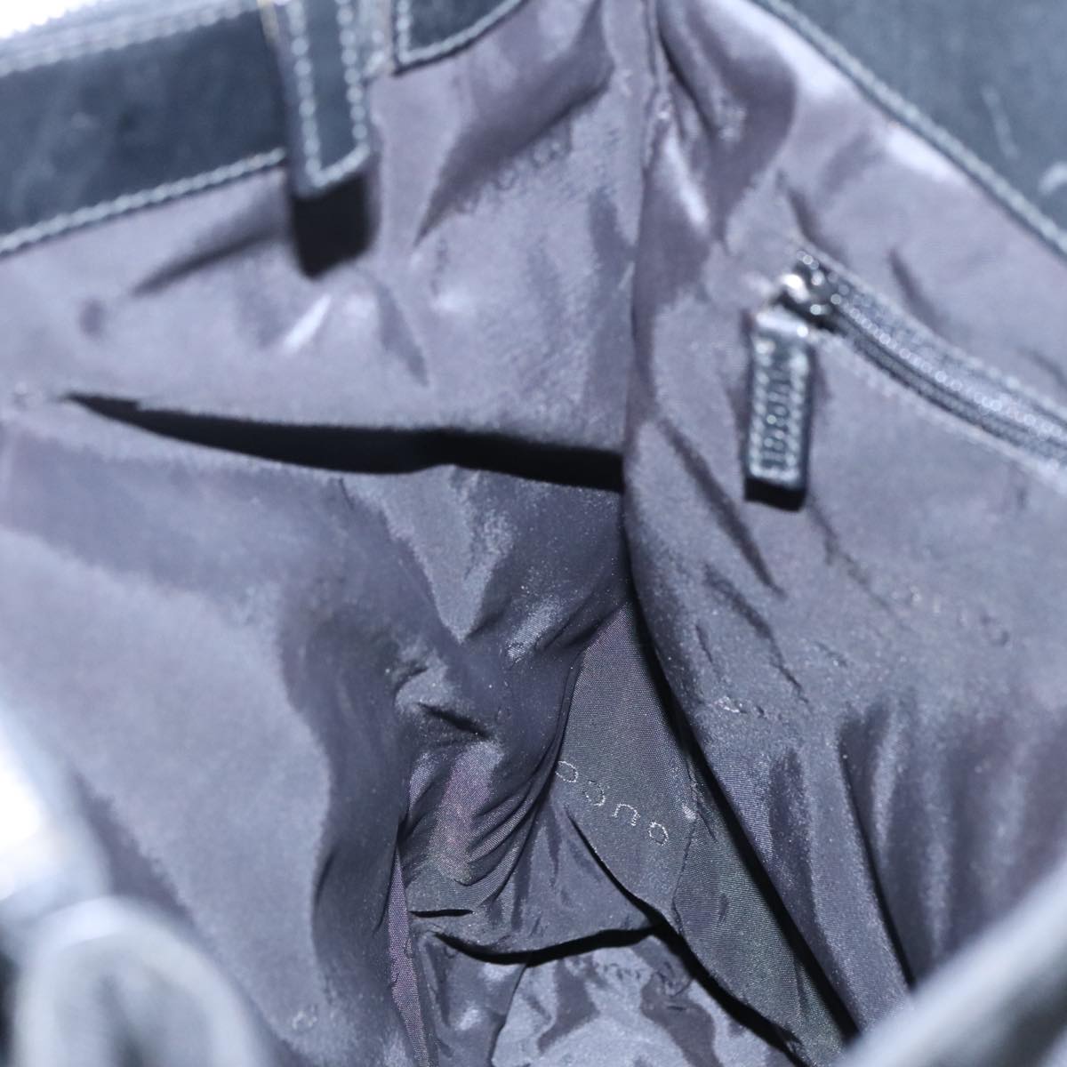 Gucci Black Canvas Shoulder Bag