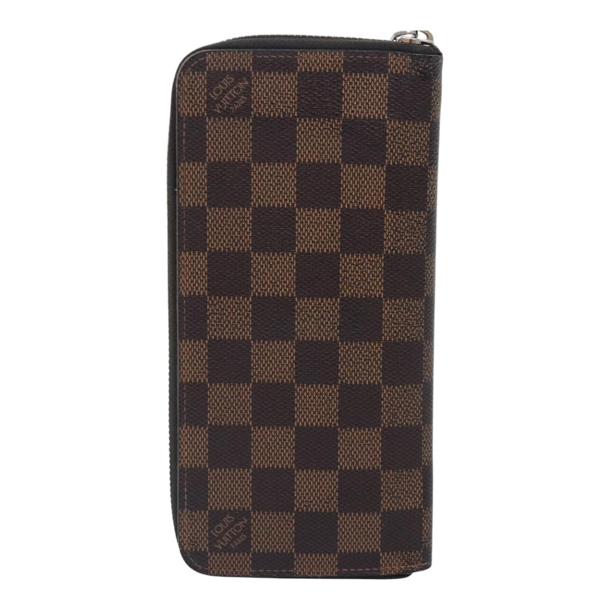 Louis Vuitton Zippy Wallet Vertical Brown Canvas Wallet
