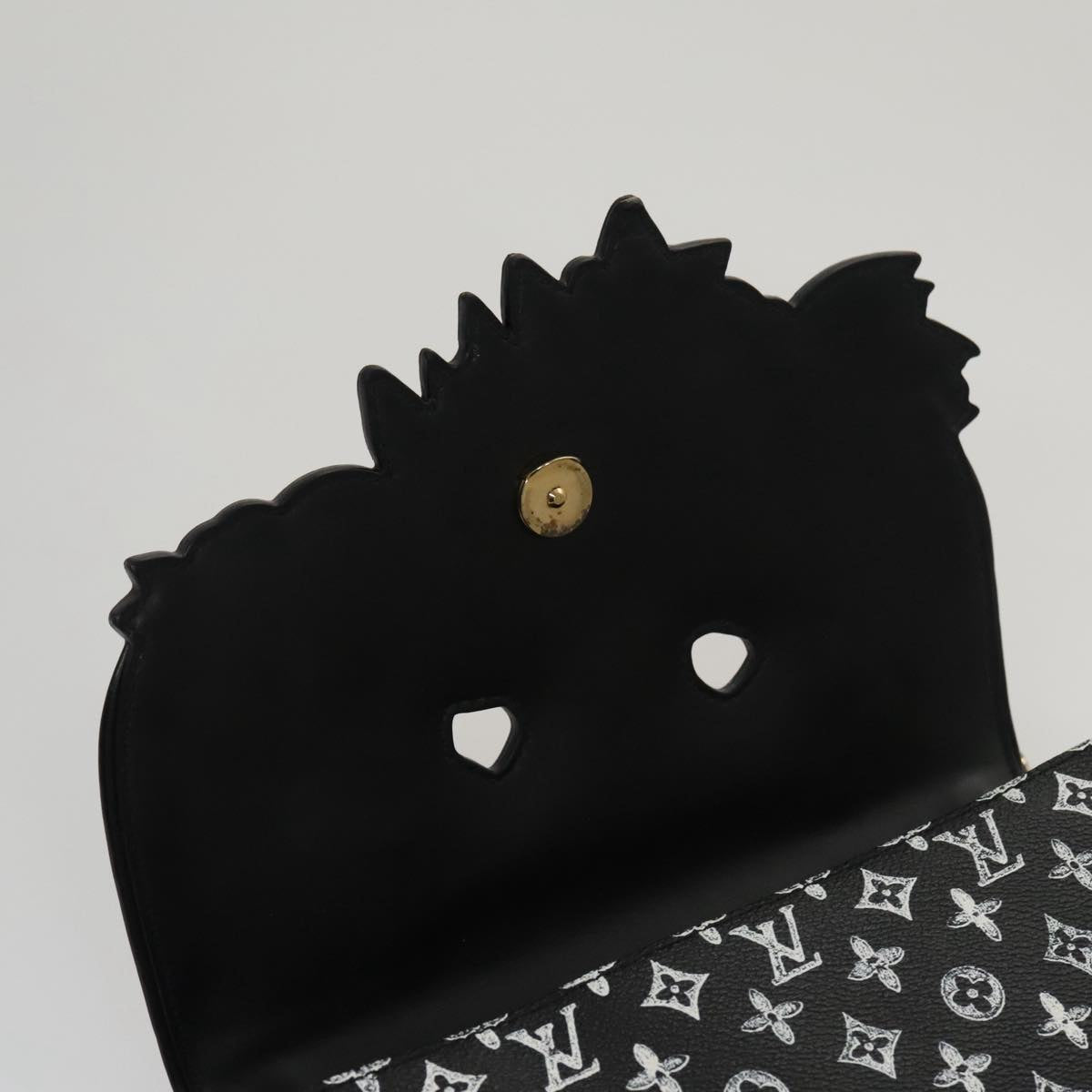 Louis Vuitton Black Canvas Shoulder Bag
