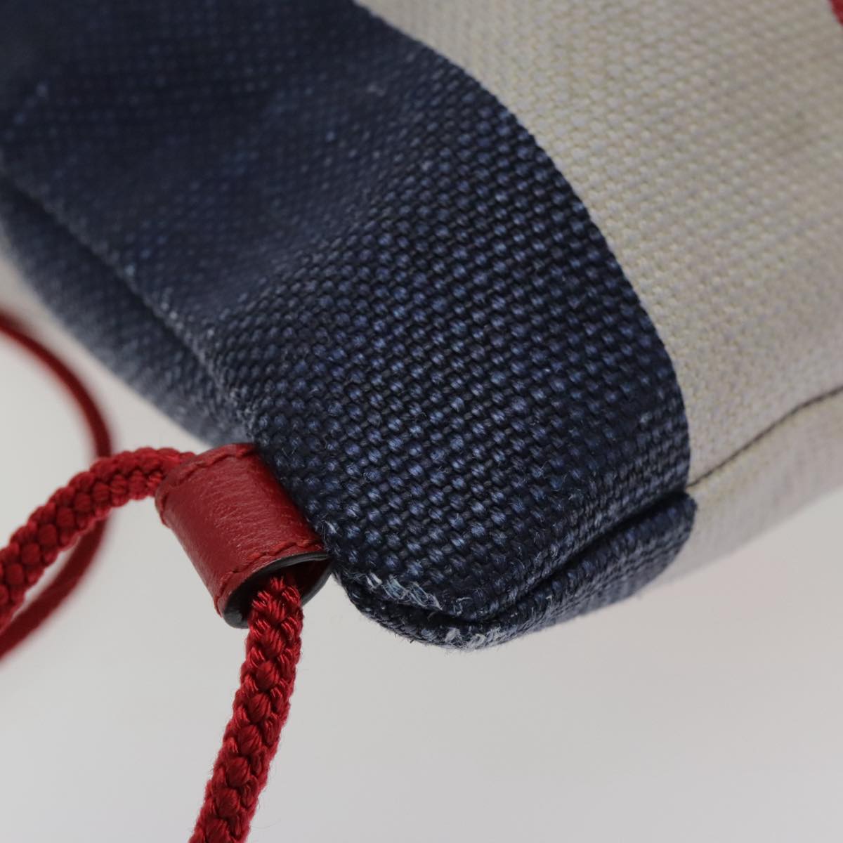 Gucci Blue Canvas Backpack Bag
