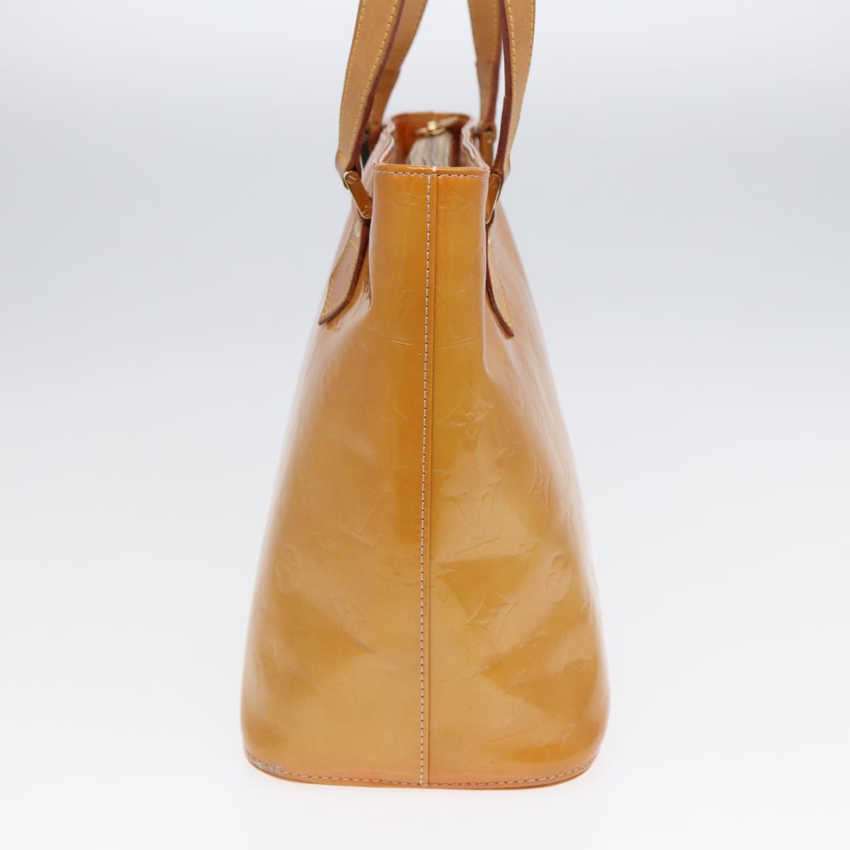 Louis Vuitton Houston Beige Patent Leather Handbag