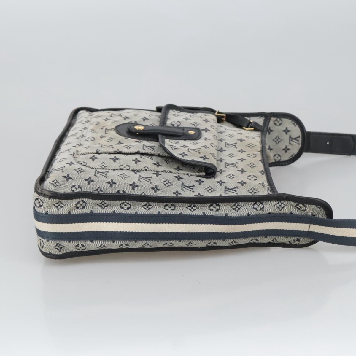 Louis Vuitton Mary Kate Grey Canvas Shoulder Bag