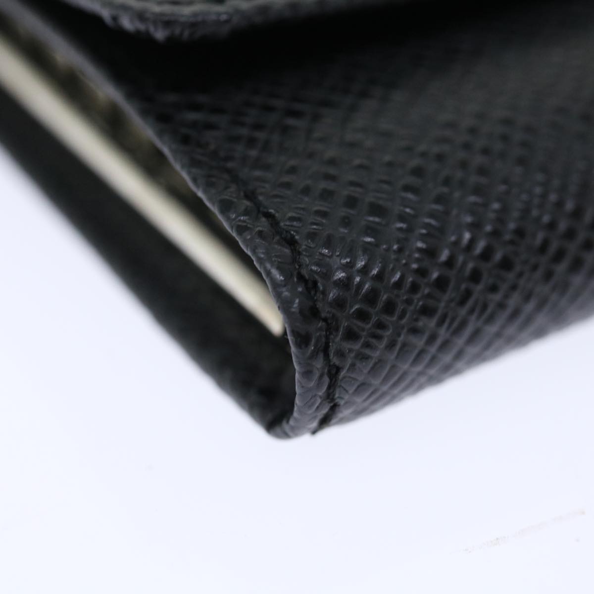 Louis Vuitton 6 Key Holder Black Leather Wallet