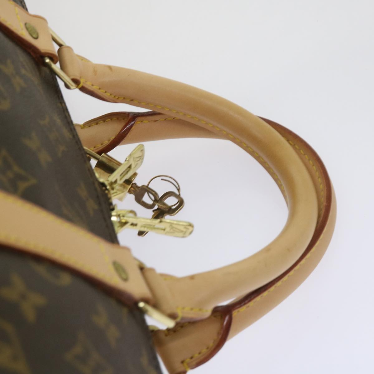 Louis Vuitton Keepall 50 Brown Canvas Travel Bag