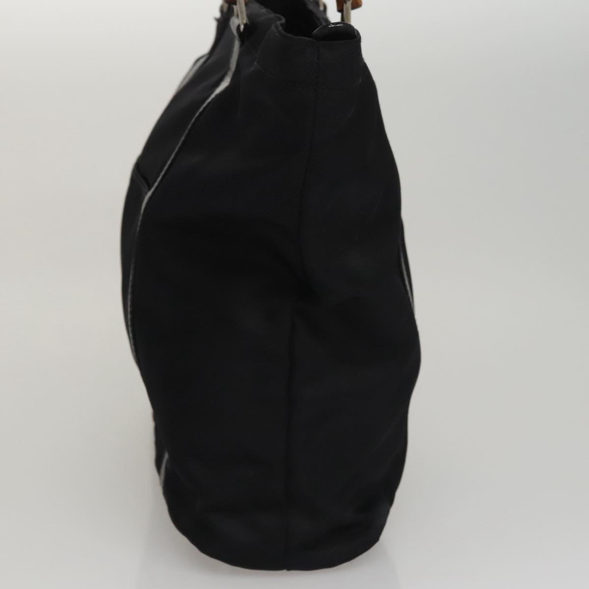 Gucci Bamboo Black Synthetic Handbag
