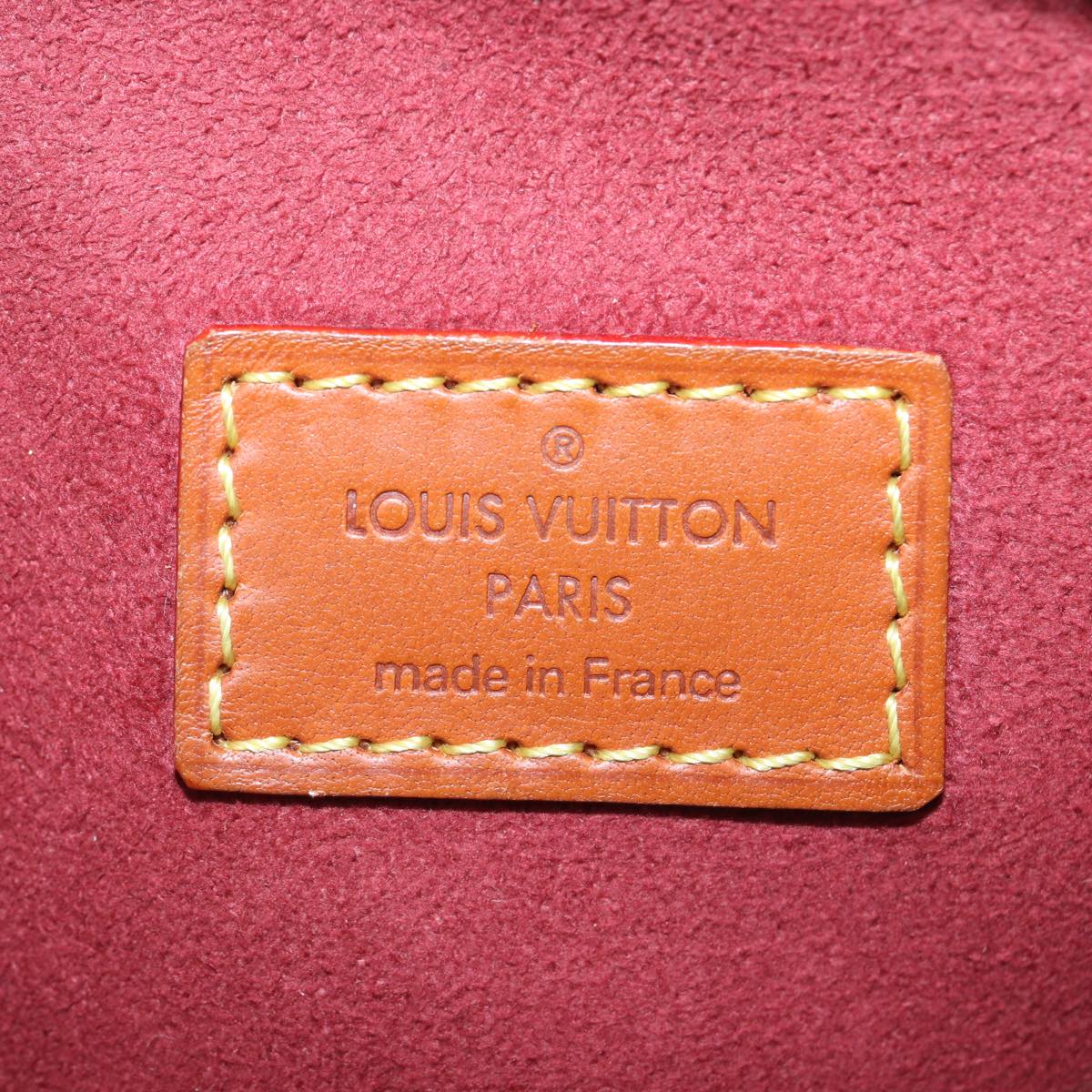 Louis Vuitton Gange Brown Leather Clutch Bag