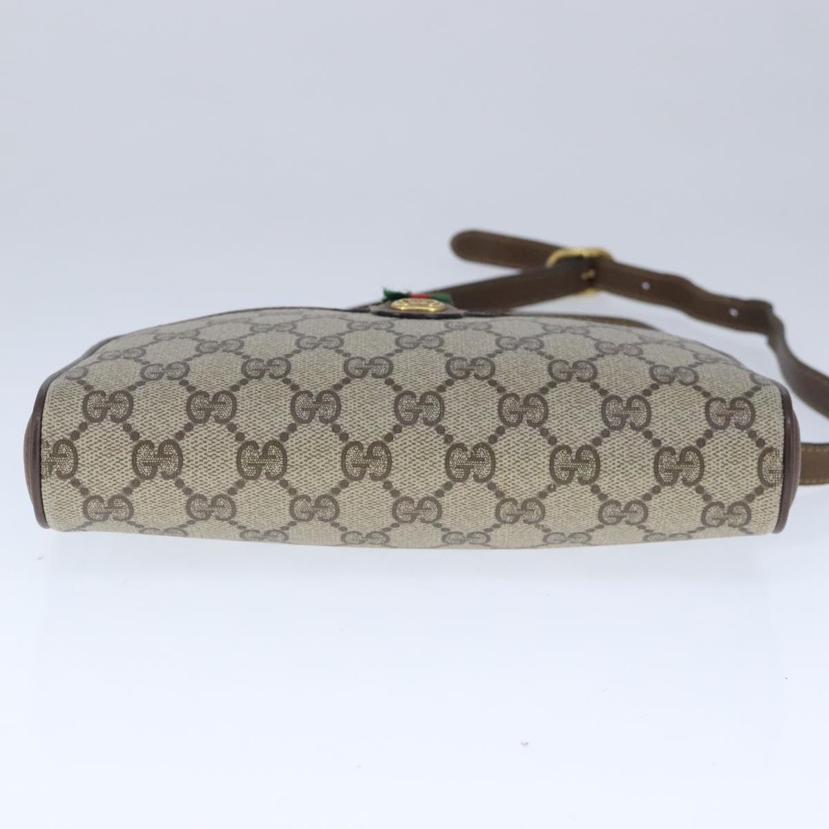 Gucci Sherry Beige Canvas Shoulder Bag