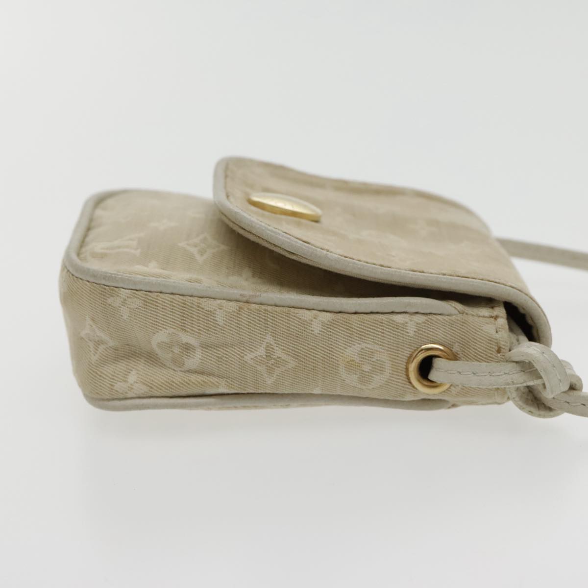 Louis Vuitton Mini Lin Beige Canvas Shoulder Bag