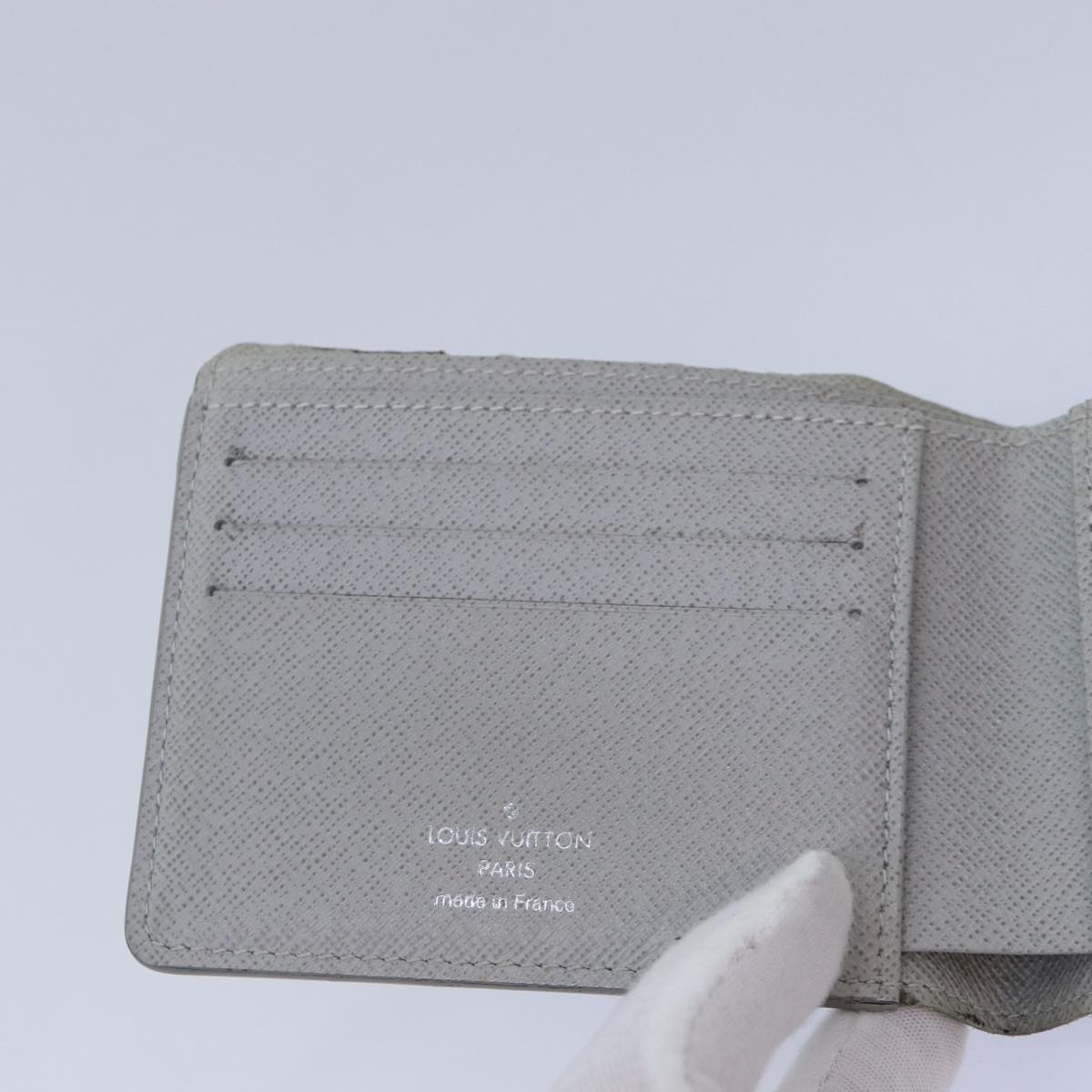Louis Vuitton Portefeuille Multiple Grey Canvas Wallet