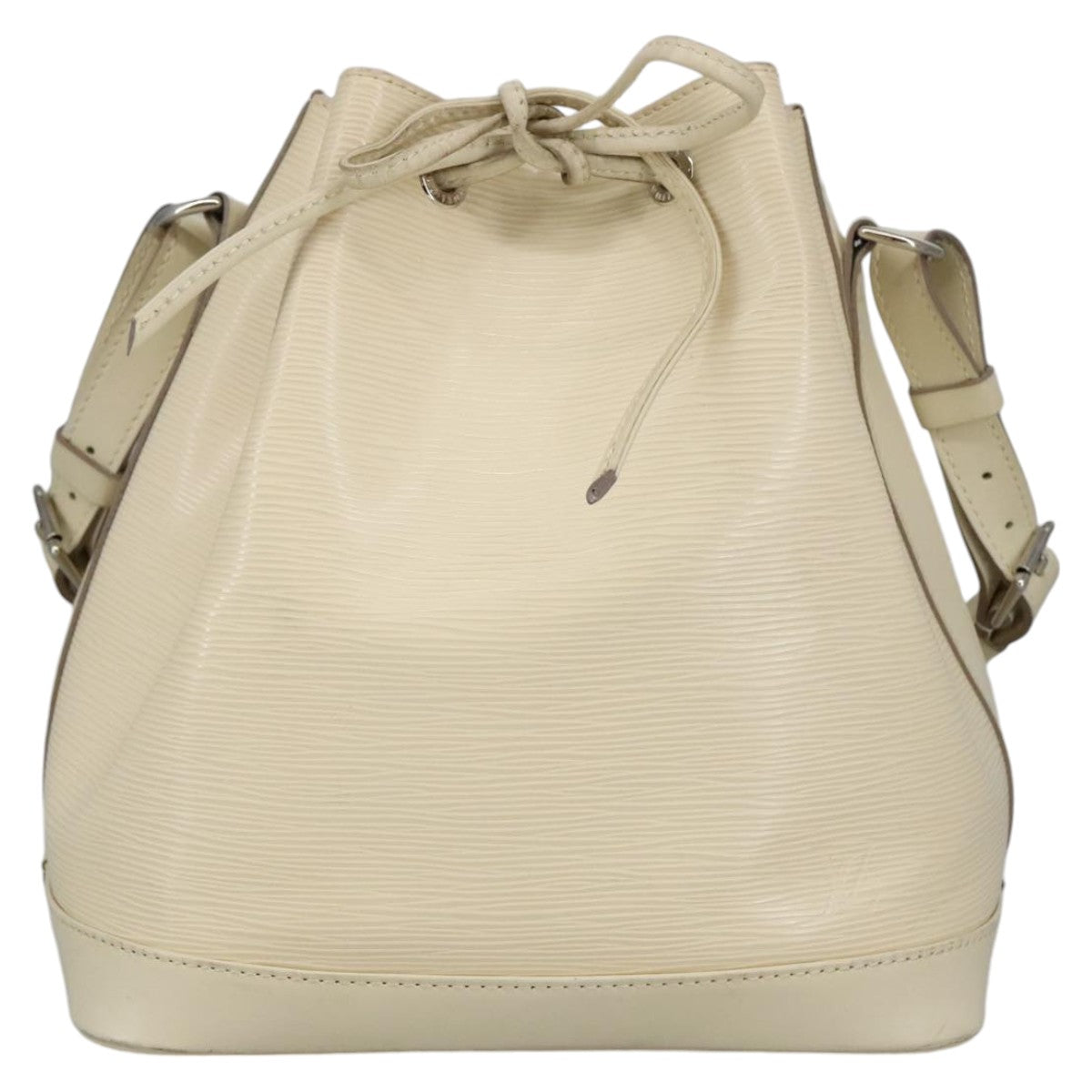 Louis Vuitton Petit Noé White Leather Shoulder Bag