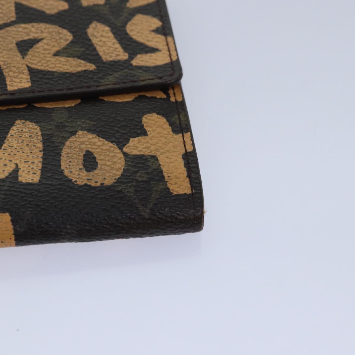 Louis Vuitton Sarah Brown Canvas Wallet