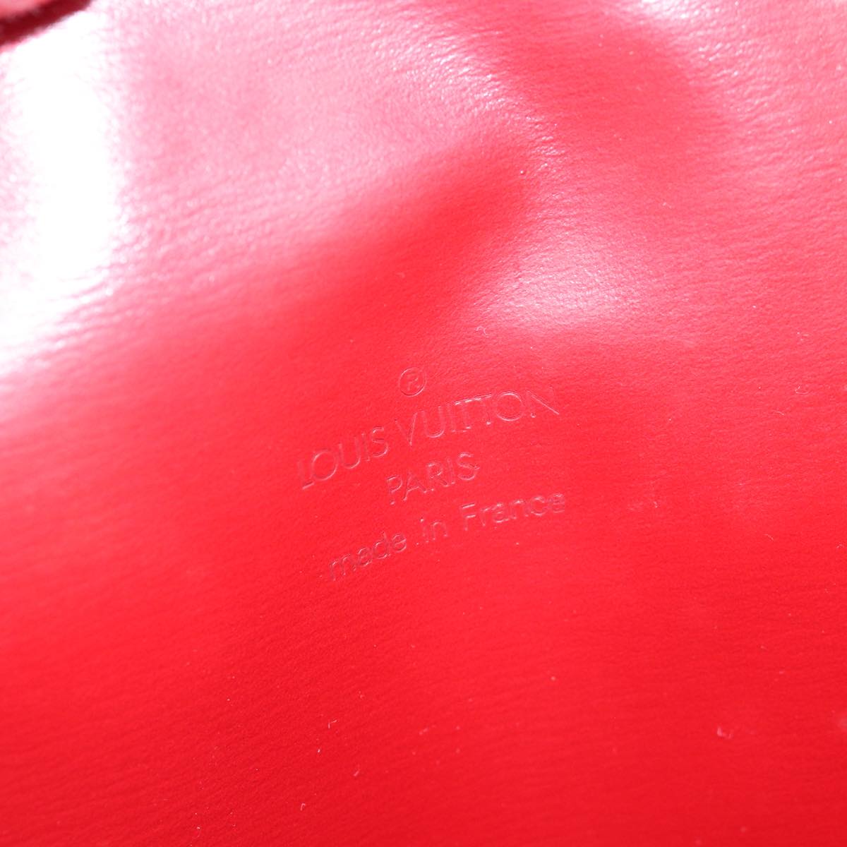 Louis Vuitton Tilsitt Red Leather Clutch Bag