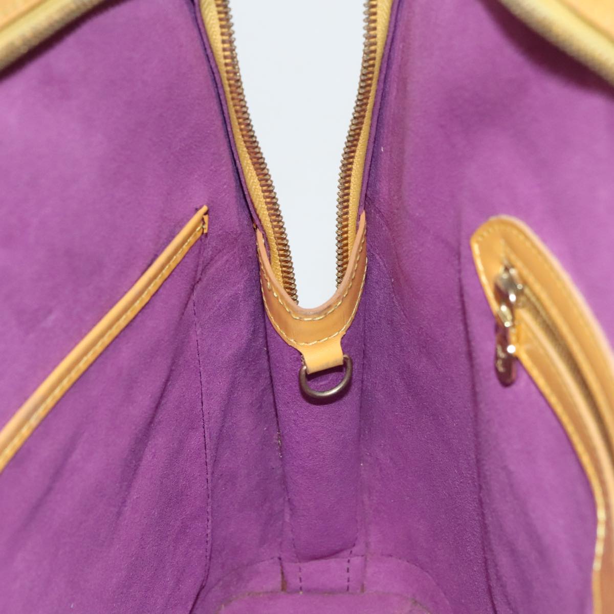 Louis Vuitton Lussac Yellow Leather Shoulder Bag