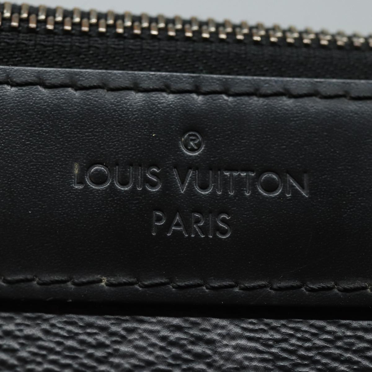 Louis Vuitton Discovery Black Canvas Clutch Bag