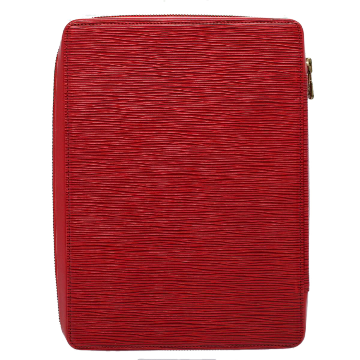 Louis Vuitton Agenda Cover Red Leather Wallet