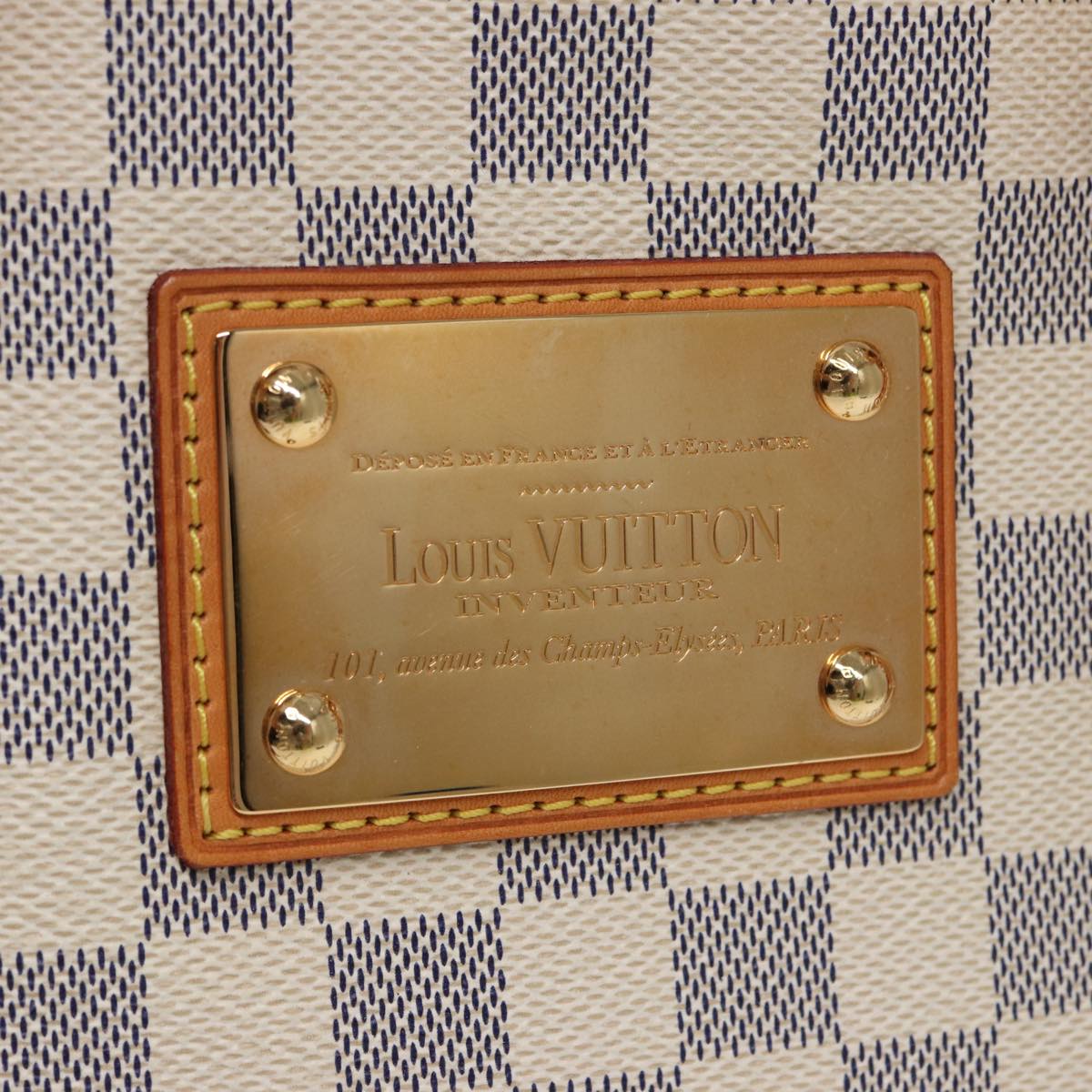 Louis Vuitton Hampstead White Canvas Tote Bag