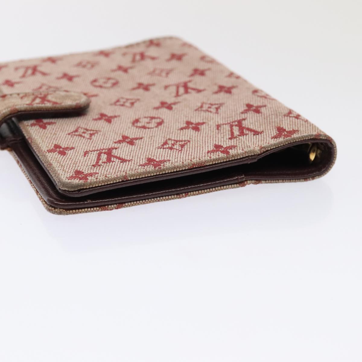 Louis Vuitton Agenda Cover Red Canvas Wallet