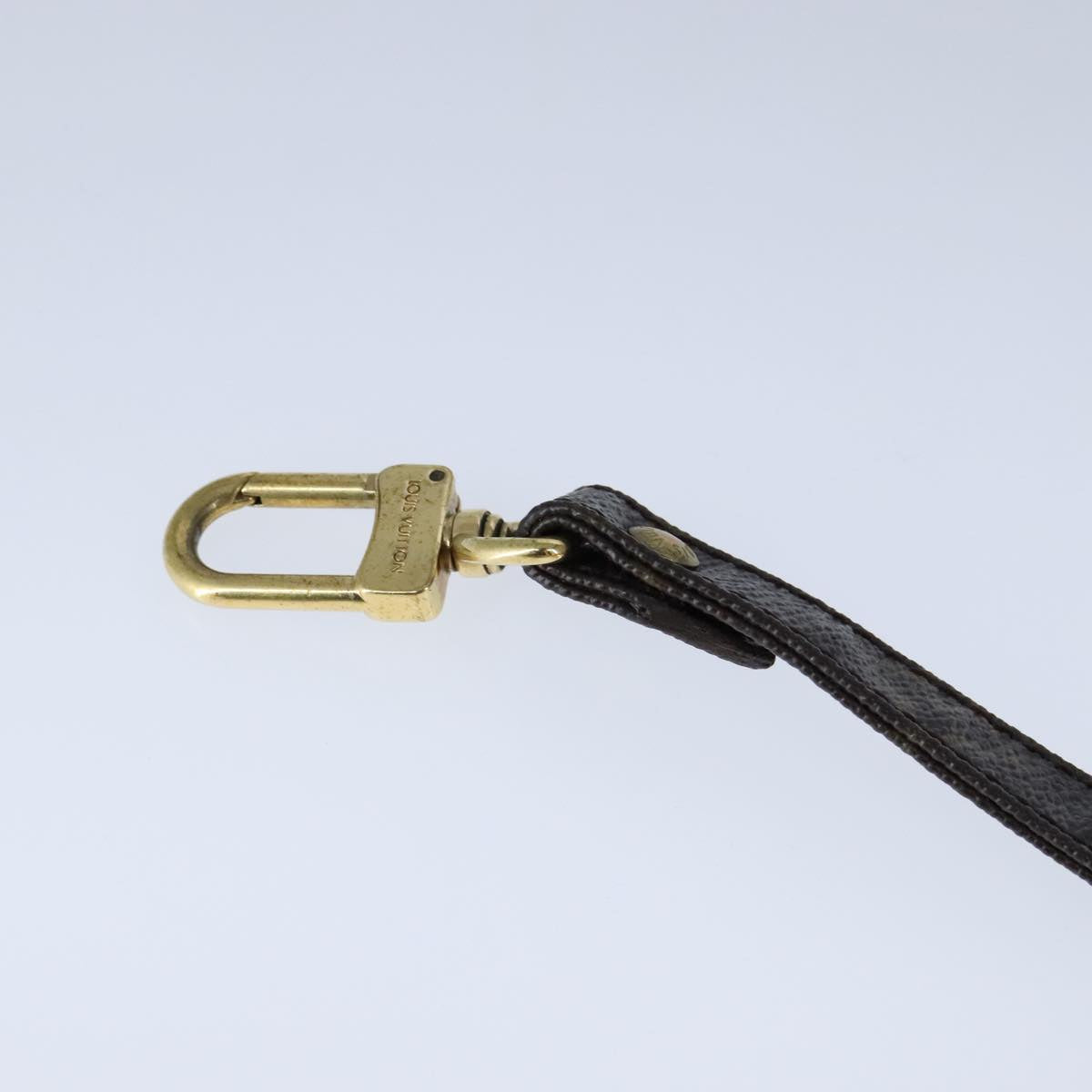 Louis Vuitton Shoulder Strap Brown Canvas Bag Jewelry