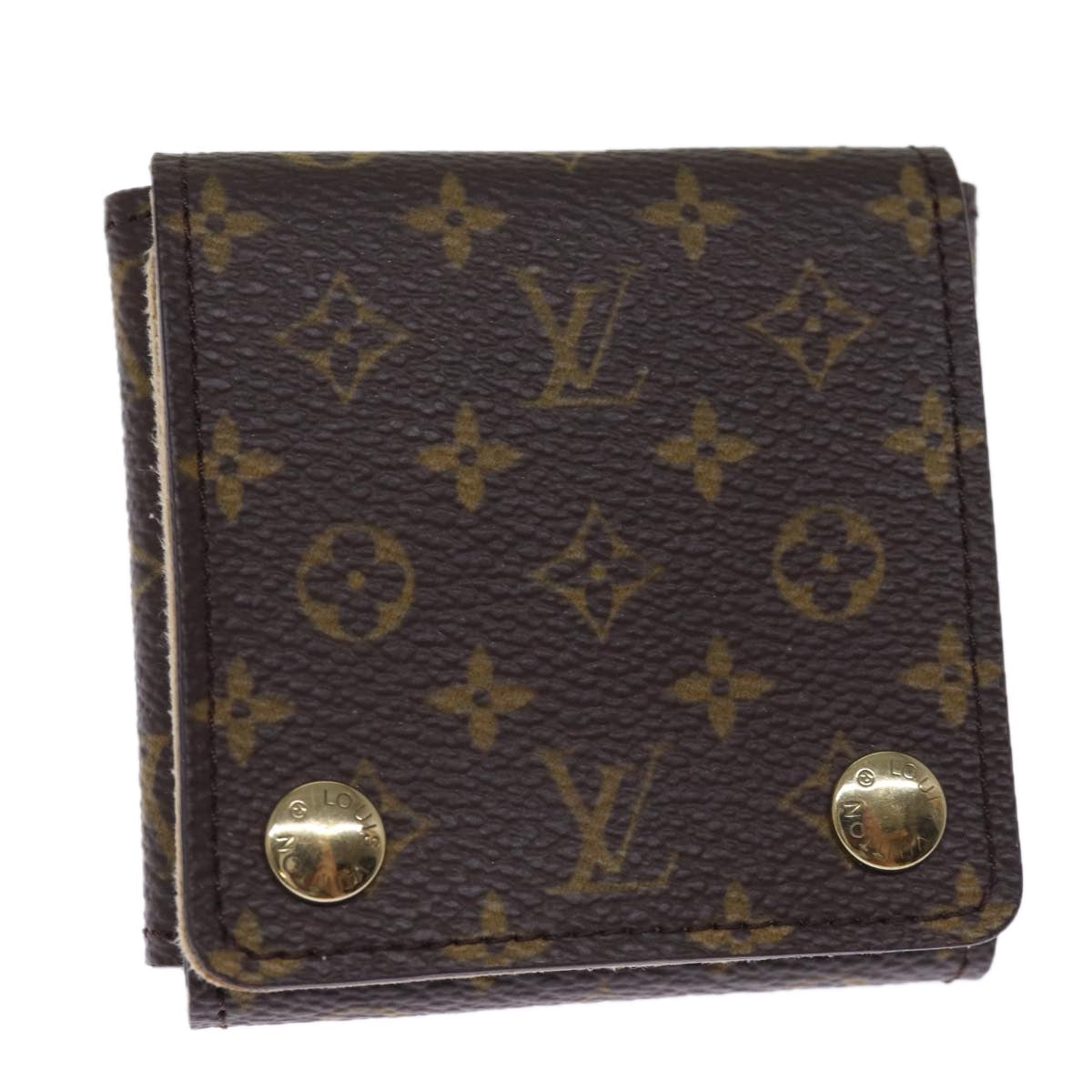 Louis Vuitton Jewelry Case Brown Canvas Jewelleryset Jewelry