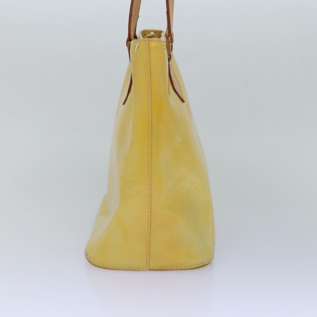 Louis Vuitton Houston Yellow Patent Leather Handbag