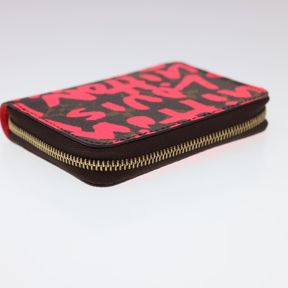 Louis Vuitton Porte Monnaie Zippy Brown Canvas Wallet
