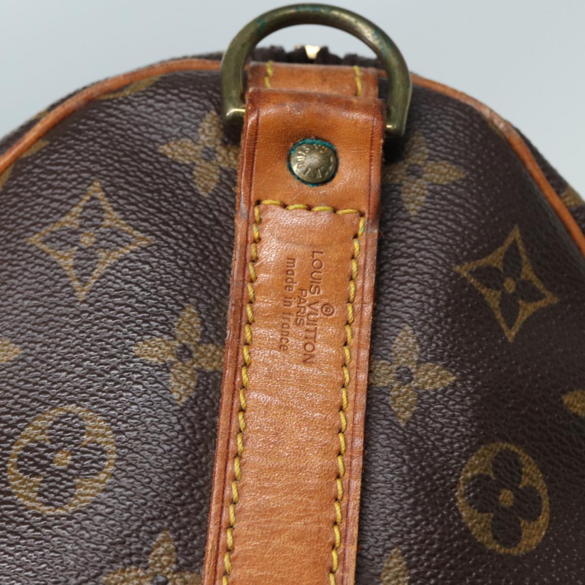 Louis Vuitton Keepall 60 Brown Canvas Travel Bag