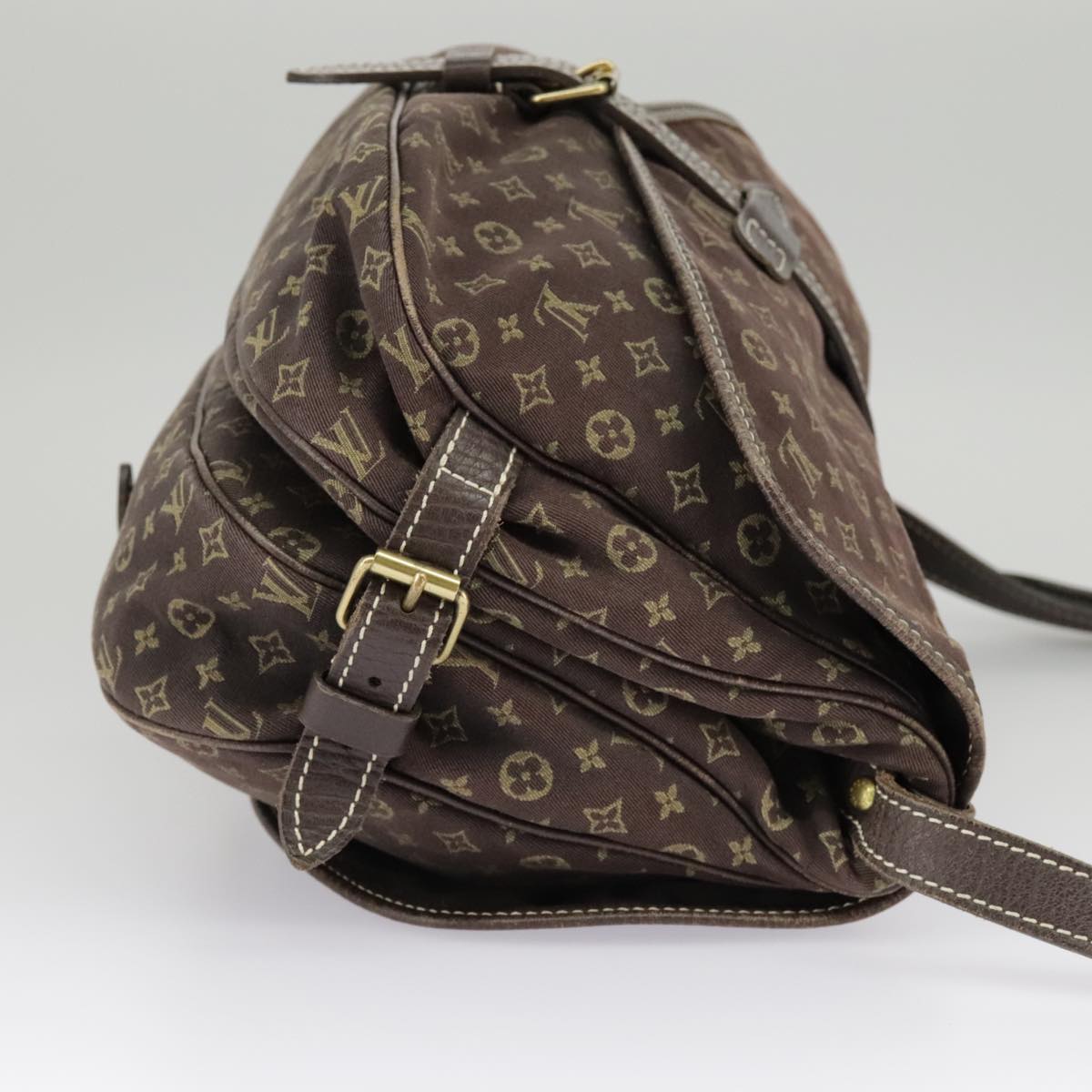 Louis Vuitton Saumur 30 Brown Canvas Shoulder Bag