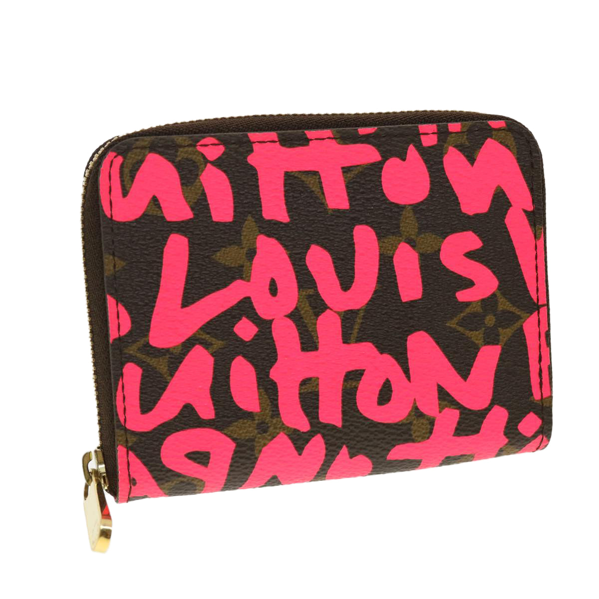 Louis Vuitton Zippy Coin Purse Brown Canvas Wallet