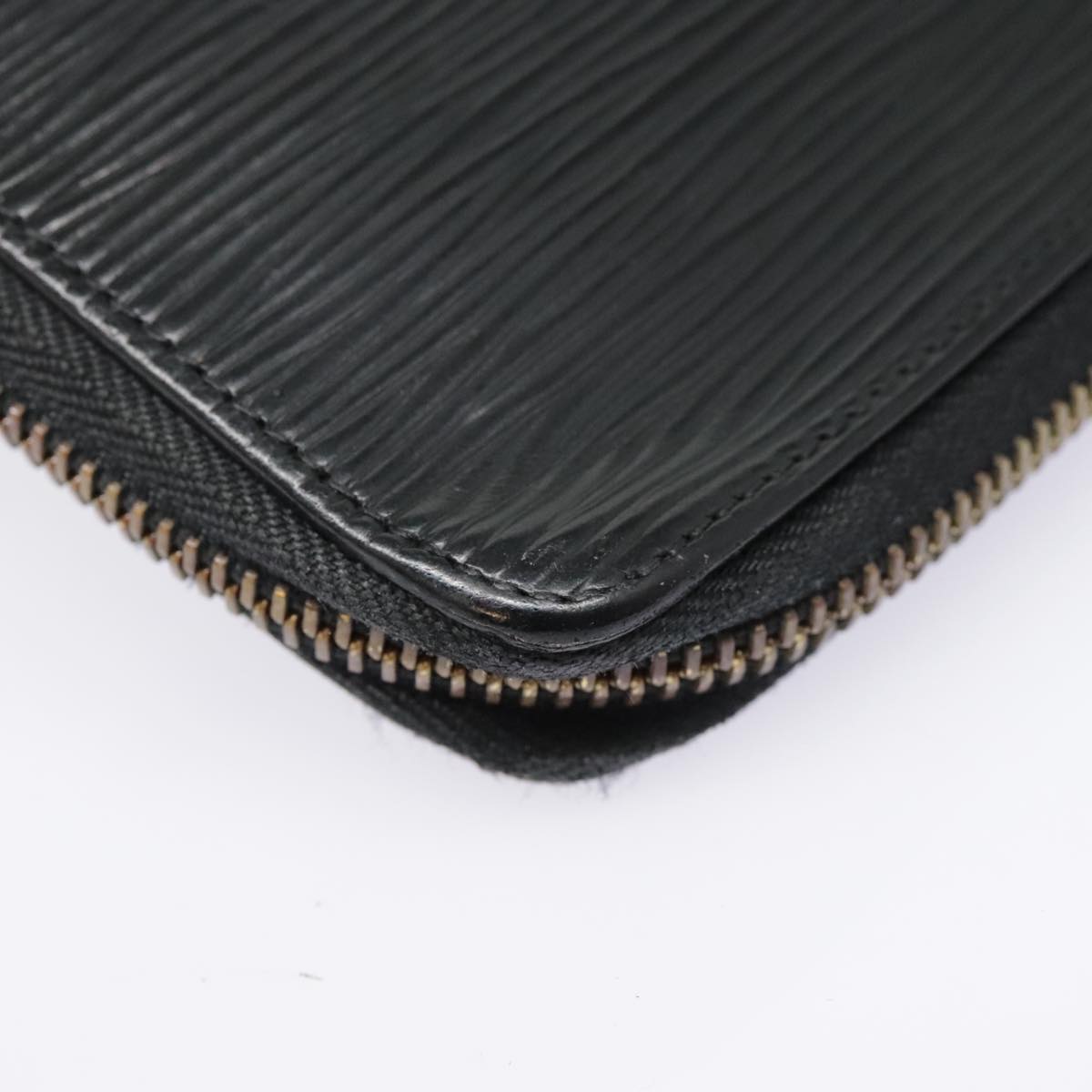 Louis Vuitton Zippy Wallet Black Leather Wallet