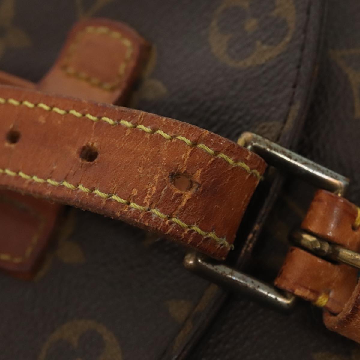 Louis Vuitton Chantilly Brown Canvas Shoulder Bag