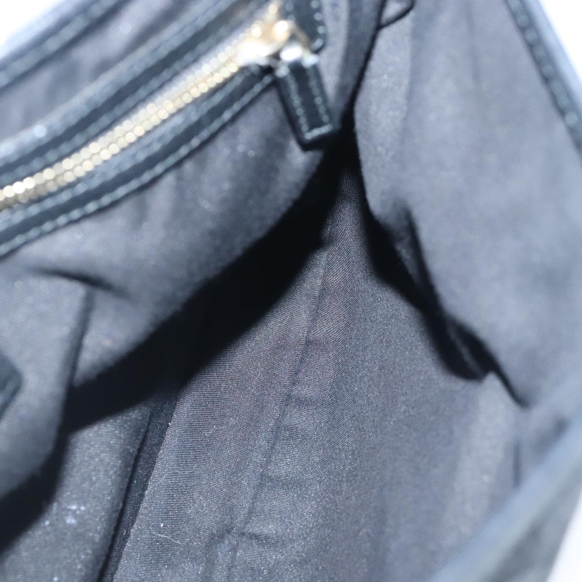 Gucci Sherry Black Canvas Shoulder Bag