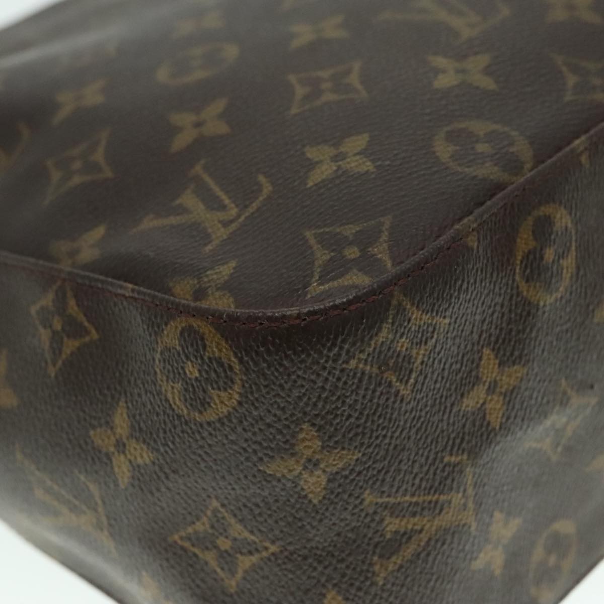 Louis Vuitton Looping Brown Canvas Shoulder Bag