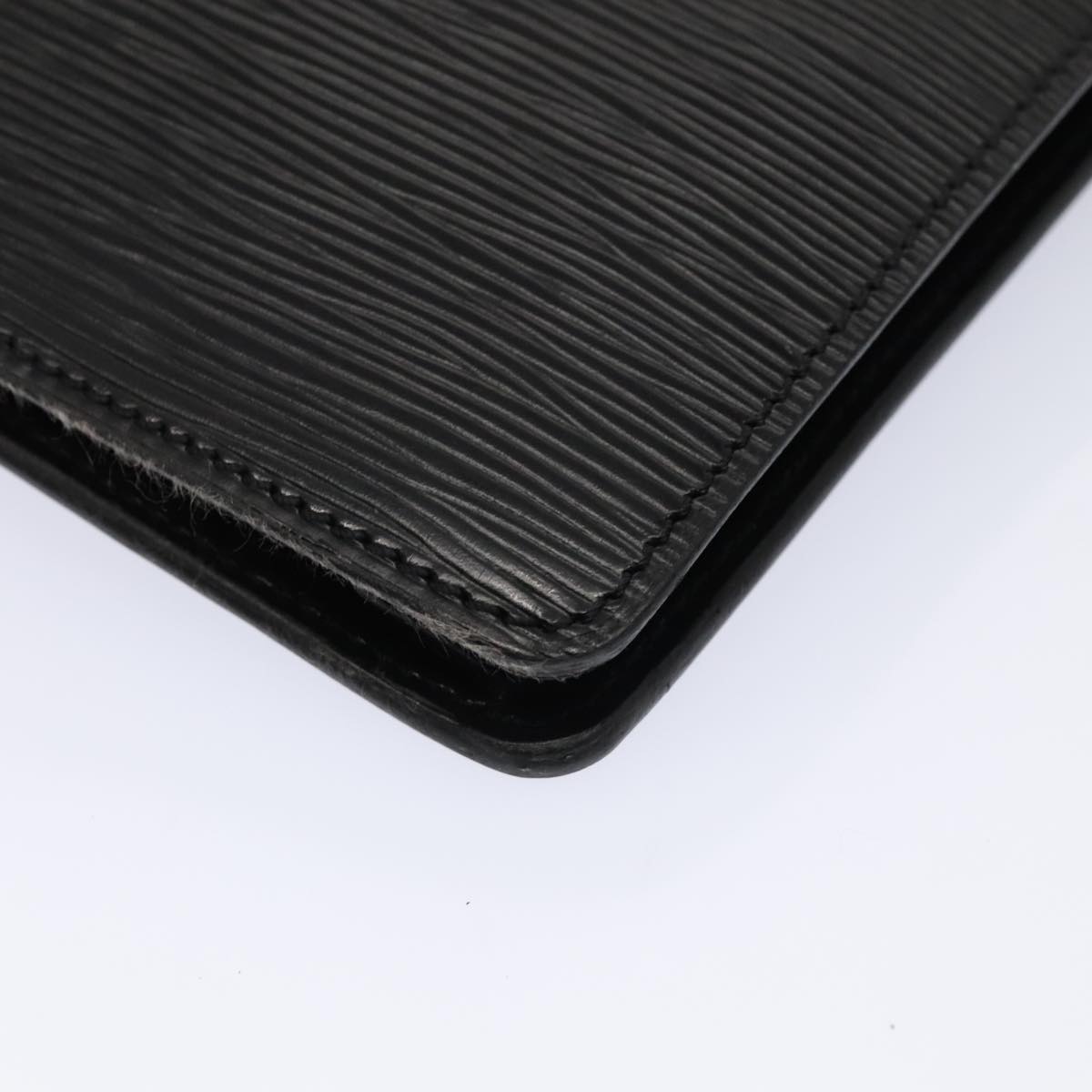 Louis Vuitton Senateur Black Leather Clutch Bag