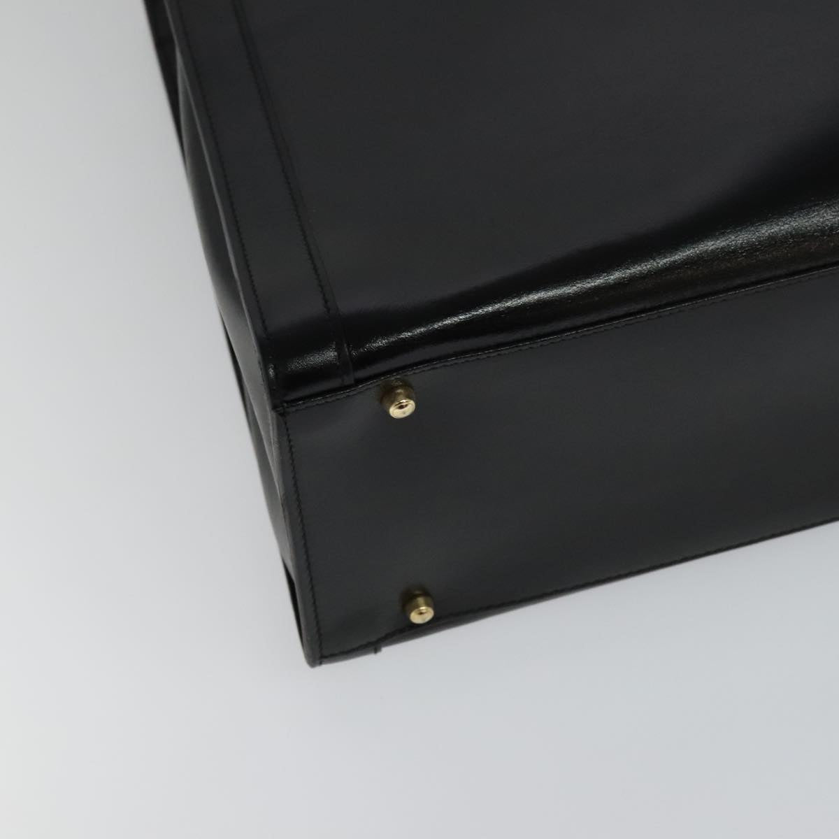 Gucci Bamboo Black Leather Handbag