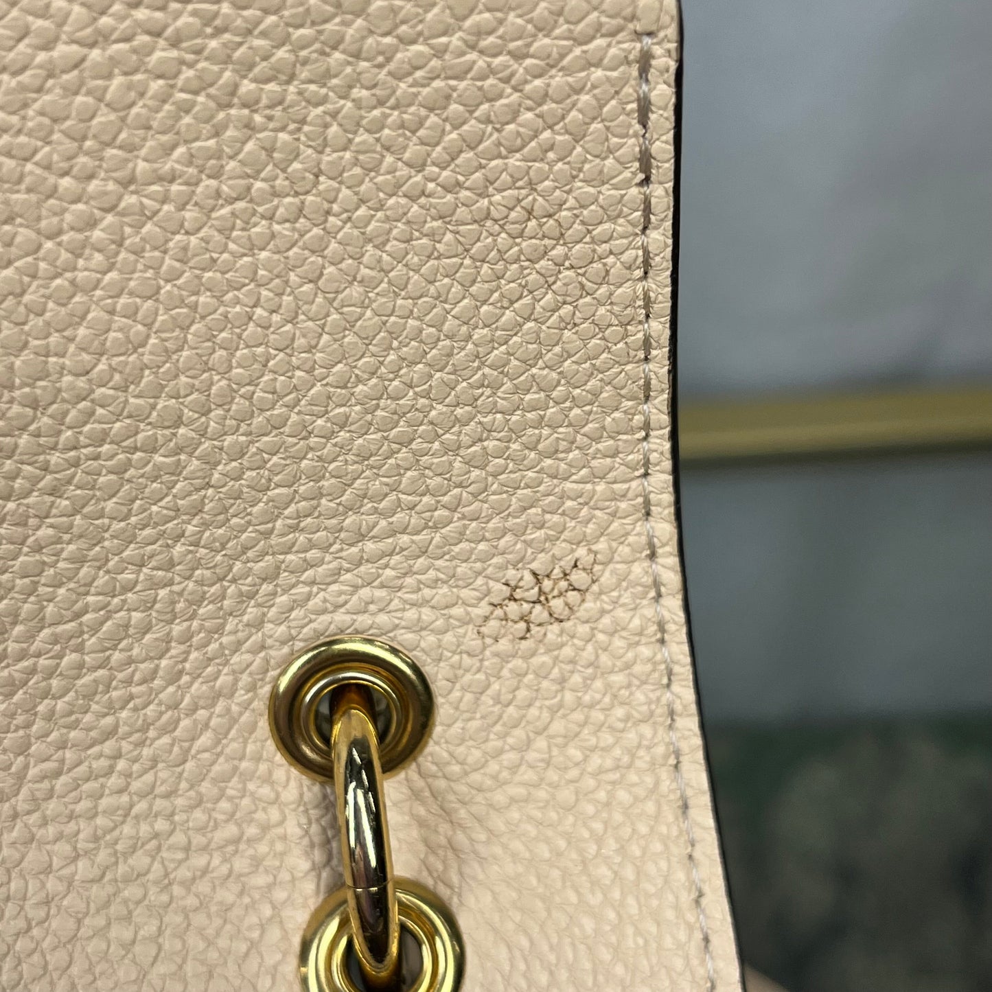 LOUIS VUITTON Clapton Creme Damier Ebene Canvas Backpack