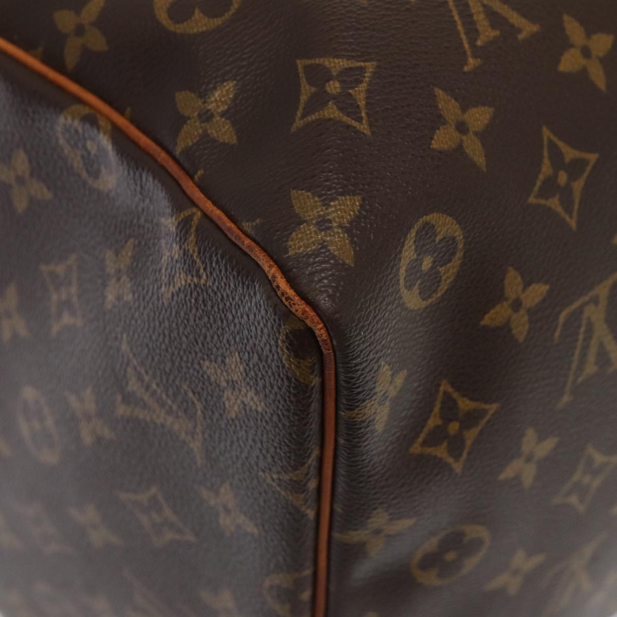 Louis Vuitton Keepall 60 Brown Canvas Travel Bag