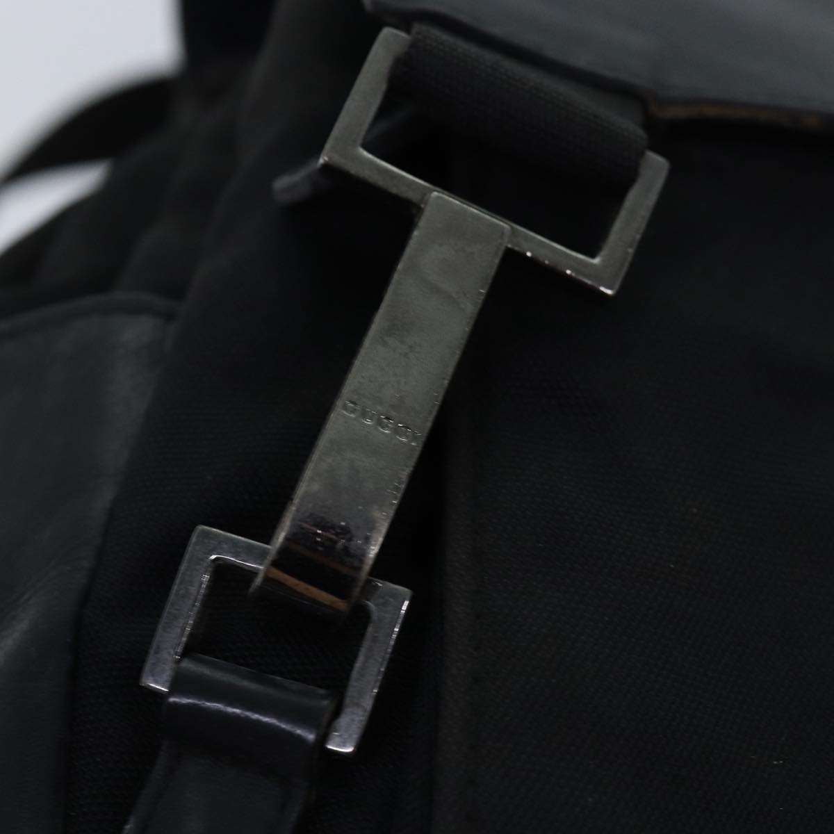 Gucci Black Synthetic Backpack Bag