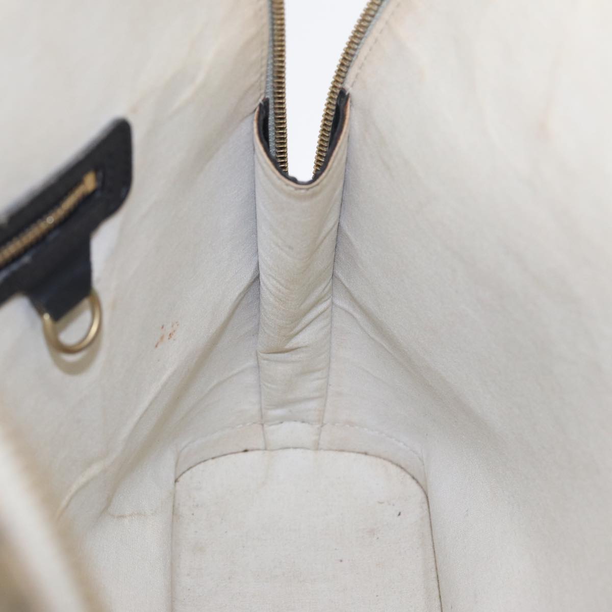 Louis Vuitton Alma Blue Canvas Handbag